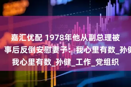 嘉汇优配 1978年他从副总理被撸成普通工人，事后反倒安慰妻子：我心里有数_孙健_工作_党组织