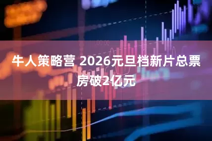 牛人策略营 2026元旦档新片总票房破2亿元